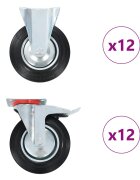 vidaXL Kolieska 24 ks 200 mm