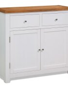 vidaXL Komoda 90x335x83 cm dubový masív
