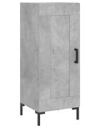 vidaXL Komoda betónovo sivá 345x34x90 cm spracované drevo