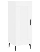 vidaXL Komoda biela 345x34x90 cm spracované drevo