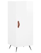vidaXL Komoda lesklá biela 345x34x90 cm spracované drevo