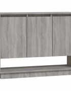 vidaXL Komoda sivá sonoma 97x31x75 cm kompozitné drevo