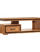 vidaXL Konferenčný stolík 100x45x33 cm akáciový masív