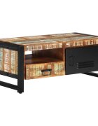 vidaXL Konferenčný stolík 100x50x41 cm masívne regenerované drevo