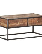 vidaXL Konferenčný stolík 90x50x40 cm surové akáciové drevo