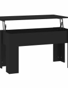 vidaXL Konferenčný stolík čierny 101x49x52 cm spracované drevo