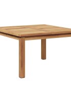 vidaXL Konferenčný stolík Hnedá 60 x 60 x 36 cm Husté teakové drevo