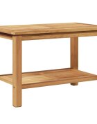 vidaXL Konferenčný stolík Hnedá 70 x 40 x 45 cm Husté teakové drevo