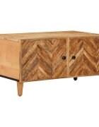 vidaXL Konferenčný stolík Hnedá 80 x 50 x 40 cm Masívne mango drevo