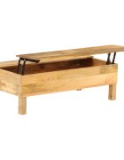 vidaXL Konferenčný stolík z mangovníkového dreva 110x55x35 cm