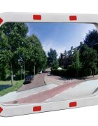 vidaXL Konvexné dopravné zrkadlo obdĺžnik 40x60 cm s odrazkami