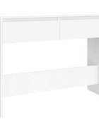 vidaXL Konzolový stolík biely 100x35x765 cm kompozitné drevo