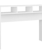 vidaXL Konzolový stolík biely 105x30x80 cm kompozitné drevo