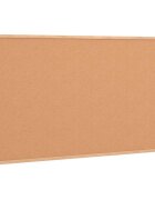 vidaXL Korková tabuľa s rámom z masívneho borovicového dreva 100x55 cm