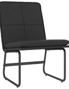 vidaXL Kreslo čierne 54x75x76 cm umelá koža