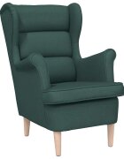 vidaXL Kreslo tmavozelená 74x84x100 cm Látka
