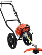 vidaXL Krovinorez s kolesami oranžový 52 cm3 145 kW