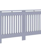 vidaXL Kryt na radiátor antracitový 152x19x815 cm MDF