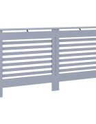 vidaXL Kryt na radiátor antracitový 172x19x815 cm MDF