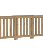 vidaXL Kryt na radiátor dub artisan 205x215x835 cm kompozitné drevo