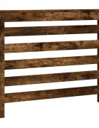 vidaXL Kryt na radiátor dymový dub 104x20x82 cm kompozitné drevo