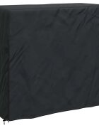 vidaXL Kryt na stojan na drevo 61 x 122 x 106 cm Obdĺžnikový Čierna