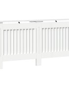 vidaXL Kryt radiátora Biela s vysokým leskom 172 x 19 x 815 cm