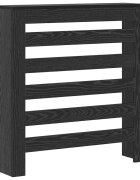 vidaXL Kryt radiátora Čierny dub 78 x 20 x 82 cm Kompozitné drevo