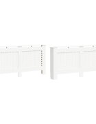 vidaXL Kryty na radiátor 2 ks biele 172x19x815 cm MDF
