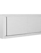 vidaXL Kuchynská nástenná skrinka s posuvnými dvierkami 120x40x50 cm nehrdzavejúca oceľ