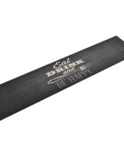 vidaXL Kuchynský koberec umývateľný kuchyňa čierny 60x300 cm zamat