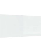 vidaXL Kuchynský obklad Priehľadná 110 x 40 cm tvrdené sklo