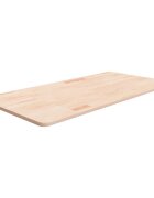 vidaXL Kúpeľňová doska 100x50x15 cm neošetrený masív