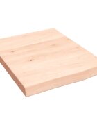 vidaXL Kúpeľňová doska 40x50x(2-4) cm neošetrený masív
