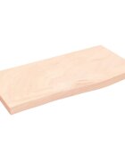 vidaXL Kúpeľňová doska 60x30x2 cm neošetrený masív