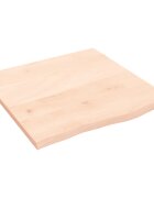vidaXL Kúpeľňová doska 60x60x2 cm neošetrený masív