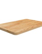 vidaXL Kúpeľňová doska bledohnedá 60x40x25 cm ošetrený masív