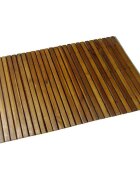 vidaXL Kúpeľňová predložka z akáciového dreva 80 x 50 cm