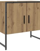 vidaXL Kúpeľňová skrinka pod umývadlo Dub Artisan 60x33x60 cm