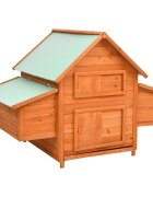 vidaXL Kurín 150x96x110 cm masívne jedľové drevo