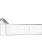 vidaXL Kurín 5x1x15 m pozinkovaná oceľ