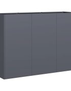 vidaXL kvetináč antracit 120x40x80 cm Oceľ valcovaná za studena
