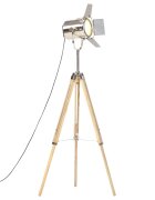 vidaXL Lampa na statíve mangový masív 140 cm
