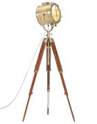 vidaXL Lampa na statíve mangový masív 165 cm