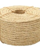 vidaXL Lano 100% sisal 6 mm 500 m