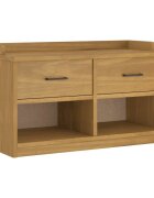 vidaXL Lavica do predsiene SANDNES 87x40x50 cm borovicový masív