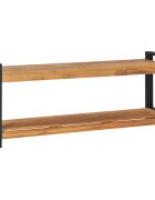 vidaXL Lavička 120 cm teakový masív