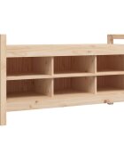 vidaXL Lavička do predsiene 110x40x60 cm masívna borovica