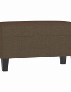 vidaXL Lavička hnedá 100x35x41 cm látka