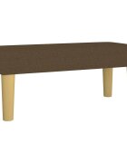 vidaXL Lavička tmavohnedá 70x30x30 cm látka